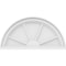 Ekena Millwork Half Round 4 Spoke Architectural Grade PVC Pediment, 24"W x 12"H x 2"P PEDPS024X120HRO04 - alternate 4